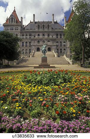 State Capitol, State House, Albany, New York, Flower gardens decorate the grounds of The State Capitol Building in Albany the capital city in the state of New York. View Large Photo Image Stock Image - State Capitol, State House, Albany, New York, Flower gardens decorate the grounds of The State Capitol Building in Albany the capital city in the state of New York. . Fotosearch