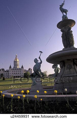 State Capitol, State House, Hartford, Connecticut, Corning Fountain with the State Capitol Building in the background in the capital city of Hartford in the state of Connecticut. View Large Photo Image Stock Image - State Capitol, State House, Hartford, Connecticut, Corning Fountain with the State Capitol Building in the background in the capital city of Hartford in the state of Connecticut.. Fotosearch