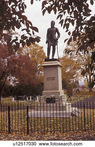 Stonewall Jackson, Virginia, Statue of Stonewall Jackson at the Stonewall Jackson Memorial Cemetery in the autumn in Lexington in the state of Virginia View Large Photo Image Stock Image - Stonewall Jackson, Virginia, Statue of Stonewall Jackson at the Stonewall Jackson Memorial Cemetery in the autumn in Lexington in the state of Virginia . Fotosearch