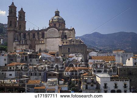 Taxco, Mexico, Scenic view of the old mining town of Taxco Silver City in the state of Guerrero. Taxco is the oldest mining town in North America View Large Photo Image Stock Image - Taxco, Mexico, Scenic view of the old mining town of Taxco Silver City in the state of Guerrero. Taxco is the oldest mining town in North America . Fotosearch