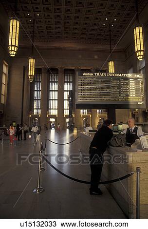 train station, Amtrak, 30th Street Station, Philadelphia, Pennsylvania, Information Desk inside 30th Street Station (main terminal) in downtown Philadelphia in the state of Pennsylvania. View Large Photo Image Stock Image - train station, Amtrak, 30th Street Station, Philadelphia, Pennsylvania, Information Desk inside 30th Street Station (main terminal) in downtown Philadelphia in the state of Pennsylvania. . Fotosearch