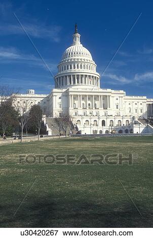 Stock Photo -  U. S. Capitol, Washington, DC, capitol, District of Columbia, capital city, The United States Capitol Building in Washington, D. C.. Fotosearch