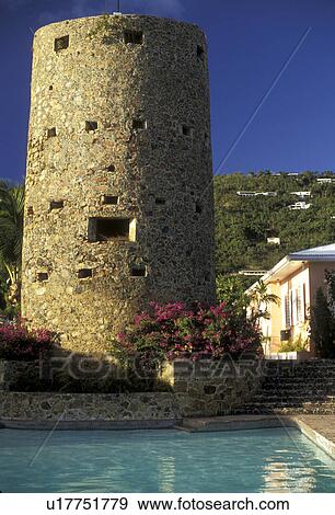 U. S. Virgin Islands, St. Thomas, Caribbean, U. S. V. I USVI, Virgin Islands, Swimming pool at Blackbeard's Castle in Charlotte Amalie the territorial capital of the US Virgin Islands on Saint Thomas Island. View Large Photo Image Stock Photo - U. S. Virgin Islands, St. Thomas, Caribbean, U. S. V. I USVI, Virgin Islands, Swimming pool at Blackbeard's Castle in Charlotte Amalie the territorial capital of the US Virgin Islands on Saint Thomas Island. . Fotosearch