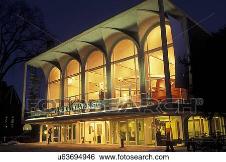 university, New Hampshire, NH, NAA KAHIDI Theater on the campus of Dartmouth College in Hanover in the evening in winter. View Large Photo Image Stock Photograph - university, New Hampshire, NH, NAA KAHIDI Theater on the campus of Dartmouth College in Hanover in the evening in winter. . Fotosearch