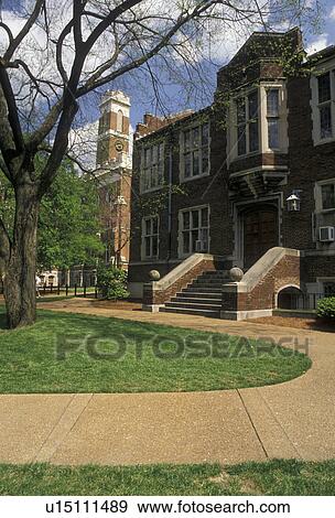 Stock Photo -  university, Vanderbilt, college, Nashville, Vanderbilt University, Tennessee, Buildings on the campus of Vanderbilt University in Nashville in the state of Tennessee. . Fotosearch