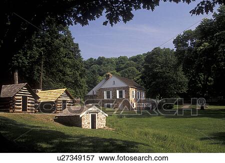 Valley Forge Park, Valley Forge, Pennsylvania, Commander in Chief's Guard Huts in Valley Forge National Historical Park in Valley Forge in the state of Pennsylvania. View Large Photo Image Stock Photo - Valley Forge Park, Valley Forge, Pennsylvania, Commander in Chief's Guard Huts in Valley Forge National Historical Park in Valley Forge in the state of Pennsylvania.. Fotosearch