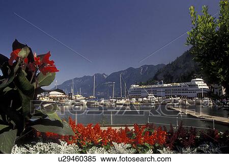 Vancouver, British Columbia, ferry, Canada, Picturesque Horseshoe Bay in Vancouver in the province of British Columbia. View Large Photo Image Stock Photography - Vancouver, British Columbia, ferry, Canada, Picturesque Horseshoe Bay in Vancouver in the province of British Columbia.. Fotosearch