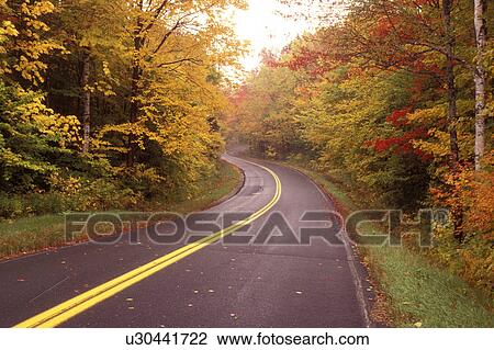 Vermont, road, Fall foliage along Route 232 in Groton State Forest View Large Photo Image Stock Image - Vermont, road, Fall foliage along Route 232 in Groton State Forest . Fotosearch