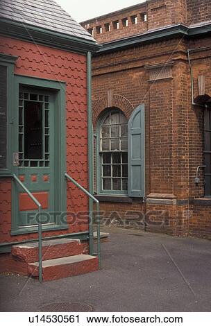 Stock Image -  West Orange, Thomas Edison, New Jersey, Edison National Historic Site the Invention Factory (laboratory complex) of Thomas Alva Edison in West Orange in the state of New Jersey.. Fotosearch