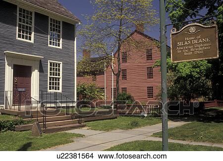 Picture -  Wethersfield, Connecticut, Webb-Deane-Stevens Museum in Wethersfield in the state of Connecticut . Fotosearch