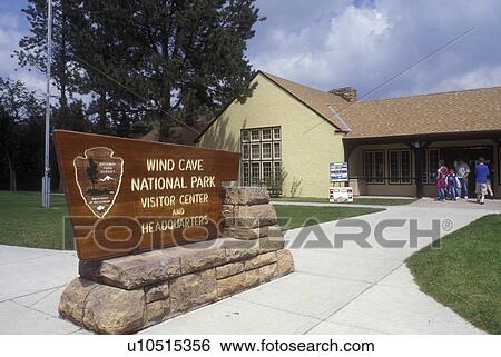 Stock Photograph -  Wind Cave National Park, South Dakota, Wind Cave National Park Visitor Center and Headquarters . Fotosearch