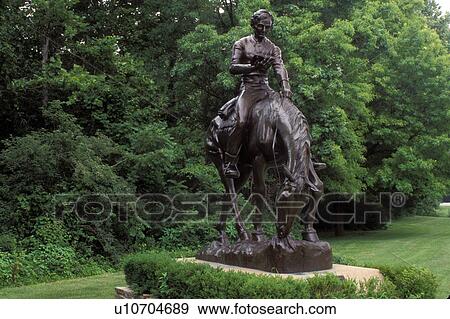 Abraham Lincoln, Petersburg, IL, Illinois, Lincoln Equestrian Statue at the Lincoln's New Salem State Historic Site. View Large Photo Image Stock Photo - Abraham Lincoln, Petersburg, IL, Illinois, Lincoln Equestrian Statue at the Lincoln's New Salem State Historic Site.. Fotosearch