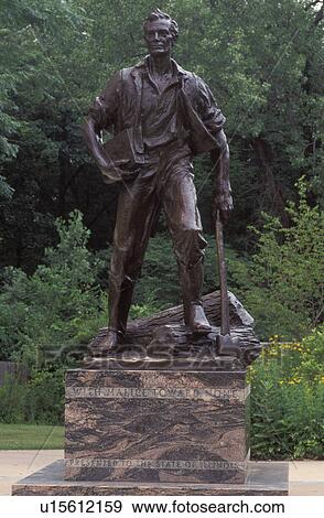 Abraham Lincoln, Petersburg, IL, Illinois, Lincoln Statue at the Lincoln's New Salem State Historic Site. View Large Photo Image Stock Photo - Abraham Lincoln, Petersburg, IL, Illinois, Lincoln Statue at the Lincoln's New Salem State Historic Site.. Fotosearch