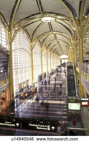 airport terminal, Washington, D. C. /Arlington, VA, Virginia, Ronald Reagan Washington National Airport in Arlington/Washington area. View Large Photo Image Stock Photo - airport terminal, Washington, D. C. /Arlington, VA, Virginia, Ronald Reagan Washington National Airport in Arlington/Washington area.. Fotosearch