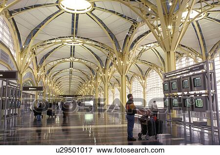 airport terminal, Washington, D. C. /Arlington, VA, Virginia, Ronald Reagan Washington National Airport in Arlington/Washington area. View Large Photo Image Stock Photo - airport terminal, Washington, D. C. /Arlington, VA, Virginia, Ronald Reagan Washington National Airport in Arlington/Washington area.. Fotosearch