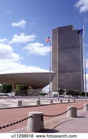 Albany, New York, The Governor Nelson A. Rockefeller Empire State Plaza in Albany, New York. View Large Photo Image Stock Photo - Albany, New York, The Governor Nelson A. Rockefeller Empire State Plaza in Albany, New York. . Fotosearch