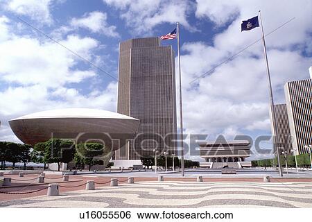 Albany, New York, The Governor Nelson A. Rockefeller Empire State Plaza in Albany, New York. View Large Photo Image Stock Photograph - Albany, New York, The Governor Nelson A. Rockefeller Empire State Plaza in Albany, New York. . Fotosearch