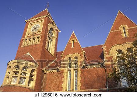 Amherst, Massachusetts, MA, Town Hall in downtown Amherst in the autumn. View Large Photo Image Stock Photograph - Amherst, Massachusetts, MA, Town Hall in downtown Amherst in the autumn.. Fotosearch