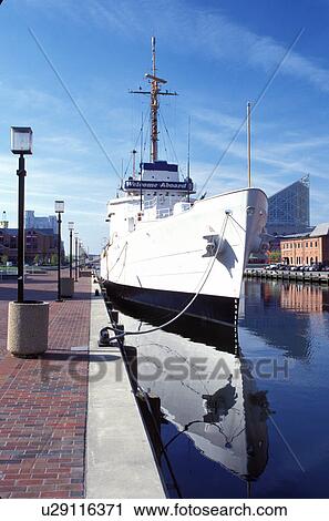 Baltimore, Baltimore Maritime Museum, Maryland, Inner Harbor, Coast Guard cutter Taney at Pier 3. View Large Photo Image Stock Image - Baltimore, Baltimore Maritime Museum, Maryland, Inner Harbor, Coast Guard cutter Taney at Pier 3.. Fotosearch