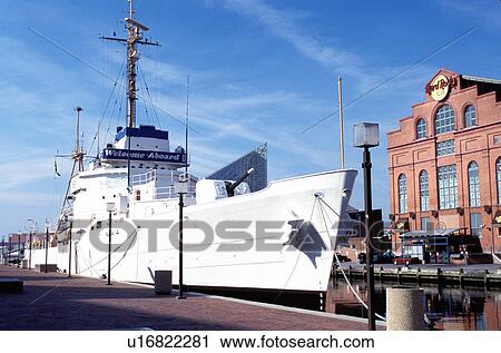 Baltimore Maritime Museum, Maryland, Inner Harbor, Baltimore, Coast Guard cutter Taney at Pier 3. View Large Photo Image Stock Image - Baltimore Maritime Museum, Maryland, Inner Harbor, Baltimore, Coast Guard cutter Taney at Pier 3.. Fotosearch