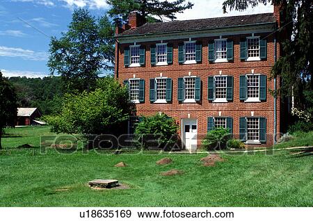 Bath, living history museum, OH, Ohio, Hale House at the Hale Farm and Village. View Large Photo Image Stock Photo - Bath, living history museum, OH, Ohio, Hale House at the Hale Farm and Village.. Fotosearch