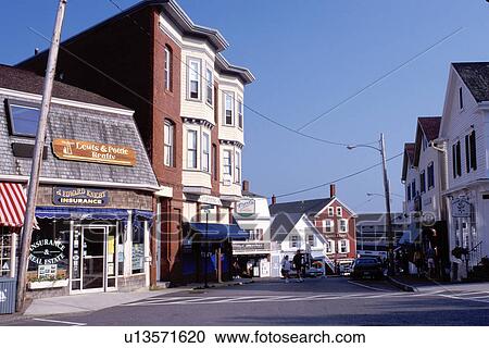 Boothbay Harbor, Maine, ME, Shops along the street in the town of Boothbay Harbor. View Large Photo Image Stock Image - Boothbay Harbor, Maine, ME, Shops along the street in the town of Boothbay Harbor. . Fotosearch