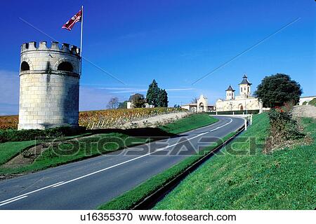 Bordeaux Wine Region, France, Cos d'Estournel, Europe, Aquitaine, Gironde, Medoc Vineyards View Large Photo Image Stock Image - Bordeaux Wine Region, France, Cos d'Estournel, Europe, Aquitaine, Gironde, Medoc Vineyards. Fotosearch