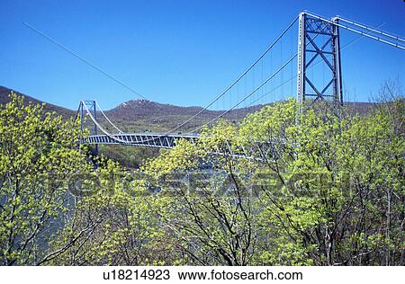 bridge, West Point, New York, Bear Mountain Bridge crossing the Hudson River in West Point in the spring. View Large Photo Image Stock Image - bridge, West Point, New York, Bear Mountain Bridge crossing the Hudson River in West Point in the spring.. Fotosearch