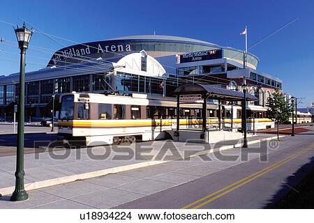 Buffalo, New York, NY, hockey, Buffalo Sabres, Marine Midland Arena, trolley, Metro Rail View Large Photo Image Picture - Buffalo, New York, NY, hockey, Buffalo Sabres, Marine Midland Arena, trolley, Metro Rail. Fotosearch