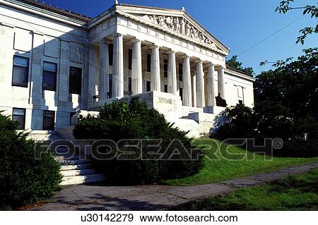 Stock Photo -  Buffalo, NY, New York, Buffalo And Erie County Historical Society in Delaware Park.. Fotosearch