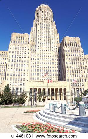 Buffalo, NY, New York, City Hall at Niagara Square in downtown Buffalo. View Large Photo Image Stock Image - Buffalo, NY, New York, City Hall at Niagara Square in downtown Buffalo.. Fotosearch