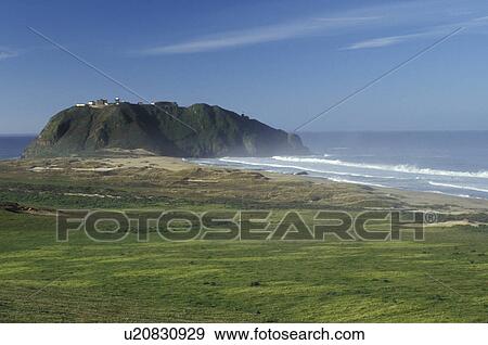 California, CA, Lighthouse at Point Sur State Historic Park on the Pacific Ocean along Highway 1 in California View Large Photo Image Stock Photo - California, CA, Lighthouse at Point Sur State Historic Park on the Pacific Ocean along Highway 1 in California . Fotosearch