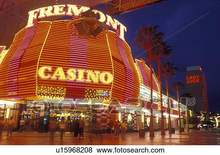 casino, Las Vegas, Nevada, NV, Glitter Gulch, The Fremont Casino on The Fremont Street Experience in downtown Las Vegas at night. View Large Photo Image Stock Photo - casino, Las Vegas, Nevada, NV, Glitter Gulch, The Fremont Casino on The Fremont Street Experience in downtown Las Vegas at night.. Fotosearch