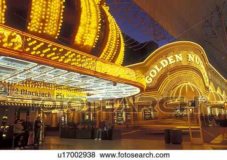 casino, Las Vegas, Nevada, NV, Glitter Gulch, The Golden Nugget Casino on The Fremont Street Experience at night in downtown Las Vegas, the Entertainment Capital of the World. View Large Photo Image Stock Photo - casino, Las Vegas, Nevada, NV, Glitter Gulch, The Golden Nugget Casino on The Fremont Street Experience at night in downtown Las Vegas, the Entertainment Capital of the World.. Fotosearch