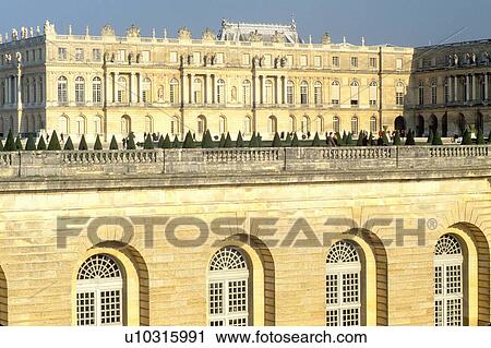 Chateau de Versailles, France, Versailles, palace, Ile de France, Yvelines, Paris, Europe View Large Photo Image Stock Image - Chateau de Versailles, France, Versailles, palace, Ile de France, Yvelines, Paris, Europe. Fotosearch