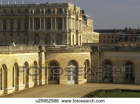 Stock Photograph -  Chateau de Versailles, Versailles, palace, Ile de France, France, Paris, Yvelines, Europe. Fotosearch