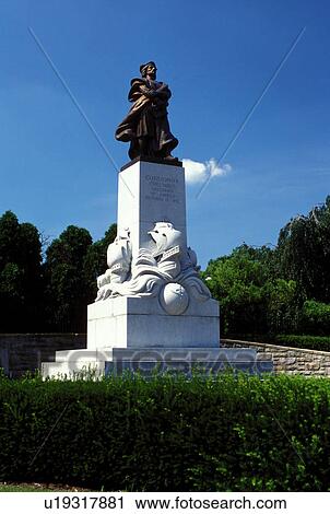 Christopher Columbus, PA, Pittsburgh, Pennsylvania, Statue of Christopher Columbus in Schenley Park. View Large Photo Image Stock Image - Christopher Columbus, PA, Pittsburgh, Pennsylvania, Statue of Christopher Columbus in Schenley Park.. Fotosearch