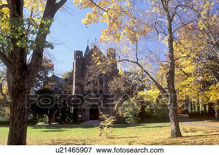 church, college, South Hadley, Massachusetts, MA, Abbey Memorial Chapel on the campus of Mount Holyoke College in South Hadley in the autumn. View Large Photo Image Stock Photo - church, college, South Hadley, Massachusetts, MA, Abbey Memorial Chapel on the campus of Mount Holyoke College in South Hadley in the autumn.. Fotosearch