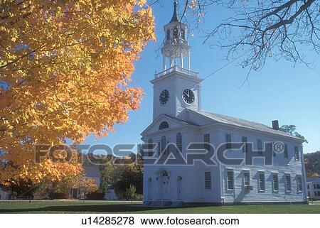 church, fall, maple tree, East Poultney, VT, Vermont, Picturesque view of The United Baptist Church in the small town of East Poultney in autumn. View Large Photo Image Stock Photo - church, fall, maple tree, East Poultney, VT, Vermont, Picturesque view of The United Baptist Church in the small town of East Poultney in autumn.. Fotosearch