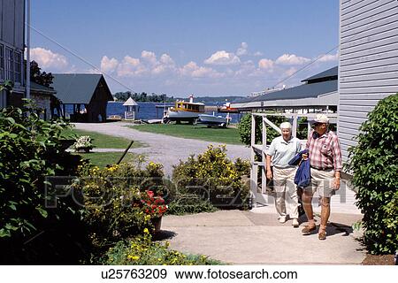 Clayton, Thousand Islands, New York, NY, Antique Boat Museum. View Large Photo Image Stock Photo -  Clayton, Thousand Islands, New York, NY, Antique Boat Museum.. Fotosearch