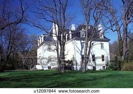 Picture -  Clermont State Historic Site, Germantown, New York, Clermont, home of Robert R. Livingston.. Fotosearch