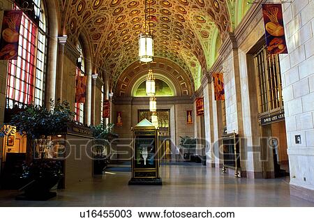 Cleveland, OH, Ohio, Interior of Terminal Tower, a renovated train terminal, Union Station View Large Photo Image Stock Image - Cleveland, OH, Ohio, Interior of Terminal Tower, a renovated train terminal, Union Station. Fotosearch