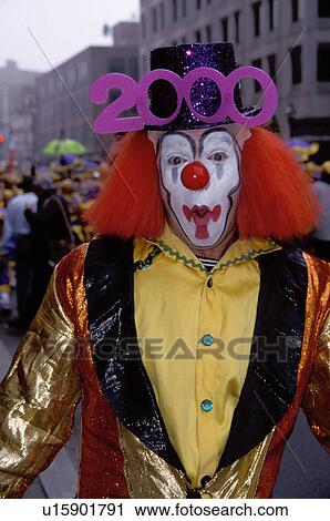 clown, costume, funny face, Philadelphia, PA, Pennsylvania, Man dressed in a clown costume in the Mummers Day Parade on New Years Day 2000 in Philadelphia. View Large Photo Image Stock Image -  clown, costume, funny face, Philadelphia, PA, Pennsylvania, Man dressed in a clown costume in the Mummers Day Parade on New Years Day 2000 in Philadelphia.. Fotosearch