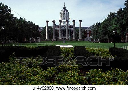 college, columns, University of Missouri, Columbia, MO, Missouri, Six Ionic Columns on Francis Quadrangle in front of Jesse Hall on the University of Missouri-Columbia campus. View Large Photo Image Stock Image - college, columns, University of Missouri, Columbia, MO, Missouri, Six Ionic Columns on Francis Quadrangle in front of Jesse Hall on the University of Missouri-Columbia campus.. Fotosearch