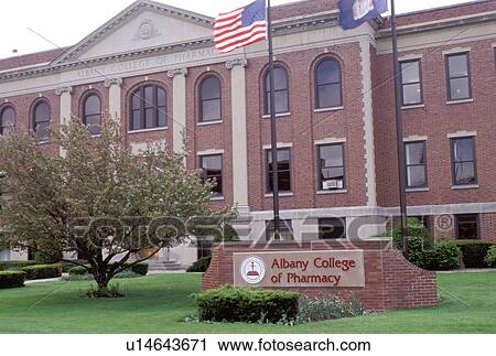 Stock Image -  college, pharmaceuticals, Albany, New York, Albany College of Pharmacy. Fotosearch