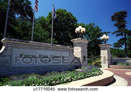 college, university, Manhattan, Flint Hills, KS, Kansas, Entrance to Kansas State University View Large Photo Image Stock Photography -  college, university, Manhattan, Flint Hills, KS, Kansas, Entrance to Kansas State University. Fotosearch