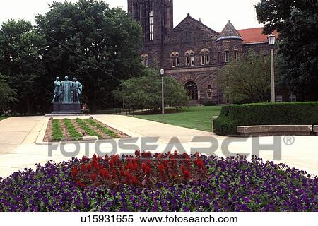 Stock Photography -  college, University of Illinois, Urbana, IL, Illinois, Altgeld Hall on the campus of the University of Illinois.. Fotosearch