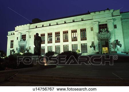 Stock Photo -  Columbus, OH, Ohio, City Hall illuminated at night.. Fotosearch