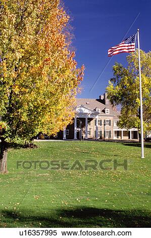 Cooperstown, New York, NY, Fenimore Art Museum a neo-Georgian structure. View Large Photo Image Stock Photography - Cooperstown, New York, NY, Fenimore Art Museum a neo-Georgian structure.. Fotosearch