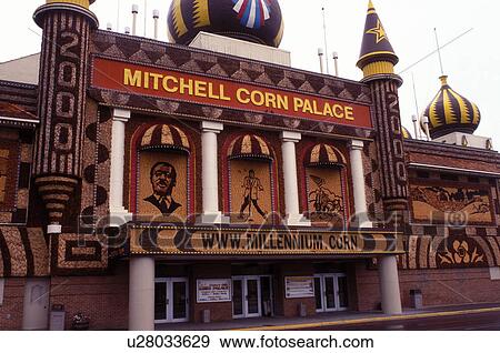 corn palace, Mitchell, SD, South Dakota, Mitchell Corn Palace, the Millennium Corn. View Large Photo Image Stock Photo - corn palace, Mitchell, SD, South Dakota, Mitchell Corn Palace, the Millennium Corn.. Fotosearch